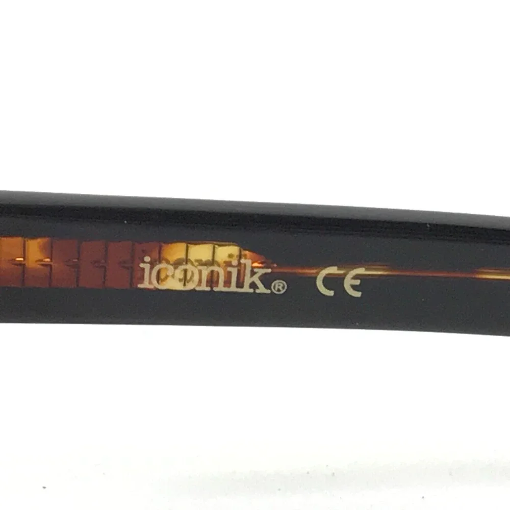 Iconik Eyeglasses Frames Blair C02 Brown Cat Eye Full Rim 54-14-140